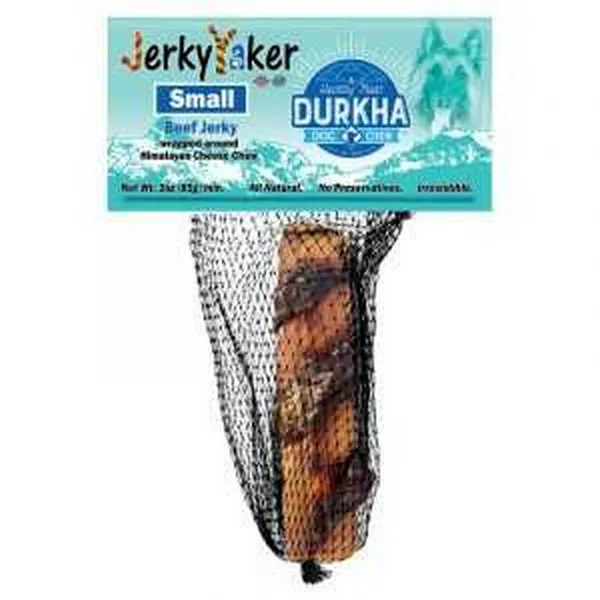 1ea Durkha Jerkyyaker Beef Wrap Small 2 Pieces - Treats